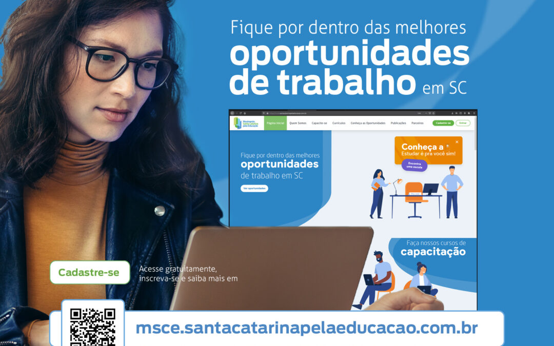 Plataforma para cadastro de vagas de emprego, currículos e acesso a cursos gratuitos