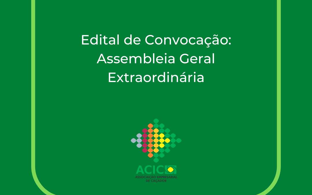 Assembleia Geral Extraordinária