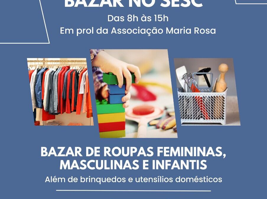 Núcleo da Mulher Empreendedora promove bazar beneficente