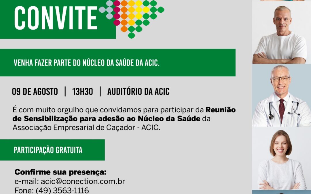 ACIC Caçador apresenta seu Núcleo da Saúde nesta terça-feira