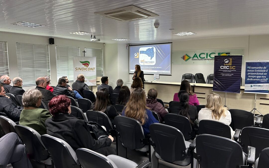 ACIC recebe o projeto “CRCSC Reconectando e Valorizando Você”