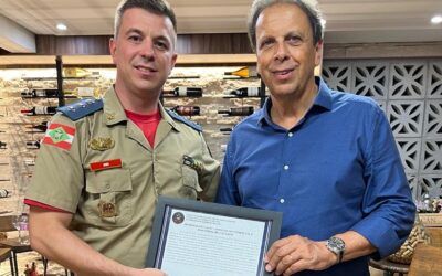 ACIC presente na homenagem ao Capitão Iam Triska, do Corpo de Bombeiros Militar