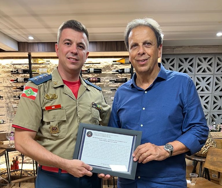 ACIC presente na homenagem ao Capitão Iam Triska, do Corpo de Bombeiros Militar