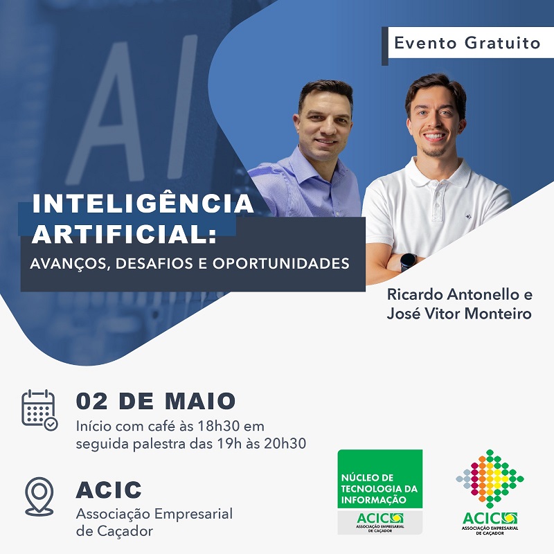 Inteligência Artificial é tema de palestra na ACIC