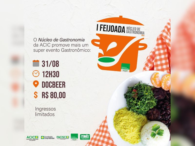 1ª Feijoada do Núcleo de Gastronomia dia 31 de agosto