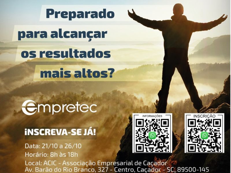 Empretec retorna a Caçador com nova turma em outubro